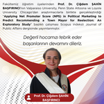 Fakültemizden Uluslararası Akademik Başarı